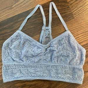 Blue Racerback Bralette